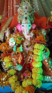 Eco-Ganapati - flower decoration