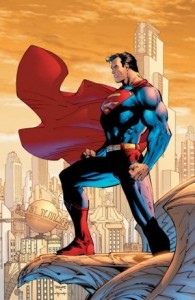 green superhero Superman