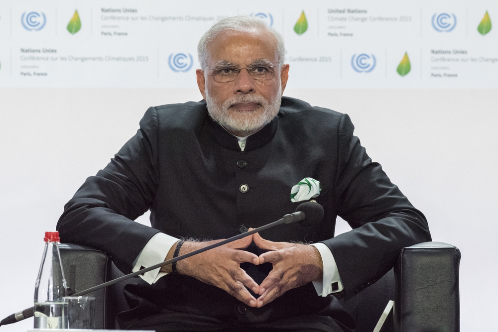 Indian PM Modi at the COP21 Paris Summit