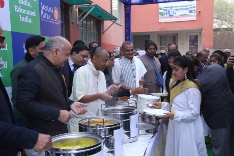 Akshay Patra kitchen launched in New Delhi