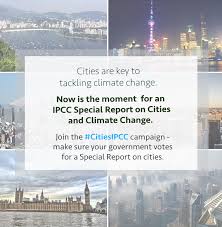 IPCC Special Report on Cities announcement